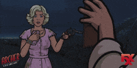 surprise gun GIF by Archer