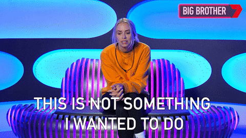 Tully I Dont Want To GIF by Big Brother Australia