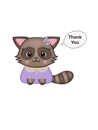 Original Art Thank You Sticker