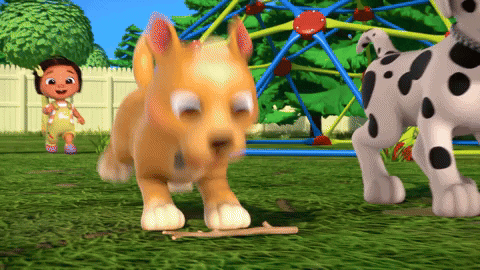 Animation Dog GIF by Moonbug