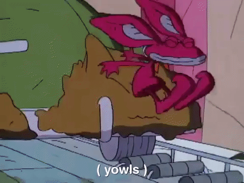 nickrewind giphydvr nicksplat aaahh real monsters giphyarm044 GIF