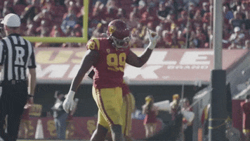 Football Finger Wag GIF by USC Trojans