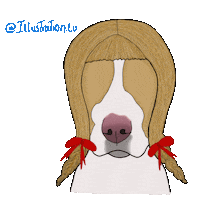 illustrationluu dogs perro perros beagle Sticker