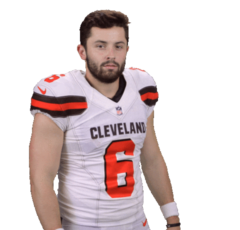 Cleveland Browns Flirt Sticker by NFL