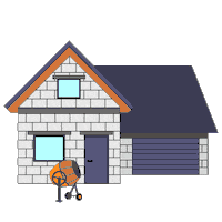Home House Sticker by Nieruchomoscioteka