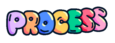 Rainbow Working Sticker