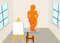 art school butts GIF by Annie Gugliotta