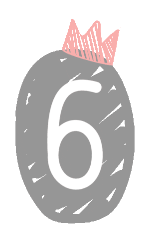 soymonalisa giphyupload number 6 numero Sticker