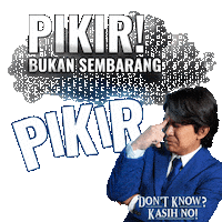 Scam Think Sticker by VIRA BCA