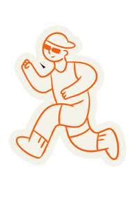 Fitness Running Sticker by Orus