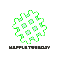 Waffletuesday Sticker by buntebrause