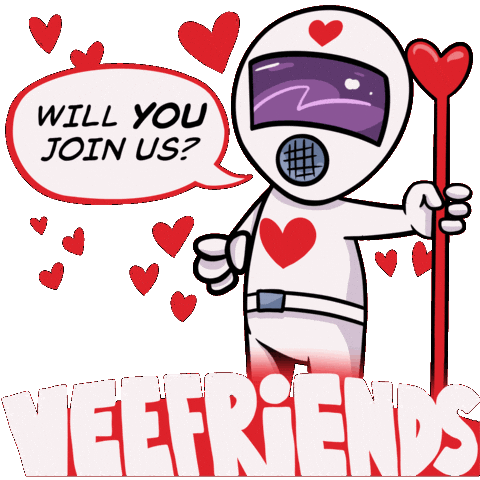 We Want You Lets Go Sticker by VeeFriends