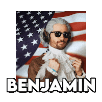Founding Father Ben Sticker