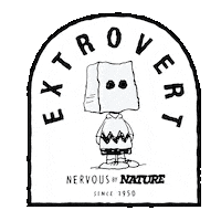 Nervous Charlie Brown Sticker by Peanuts