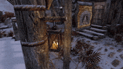 game sign candles skyrim Bethesda GIF