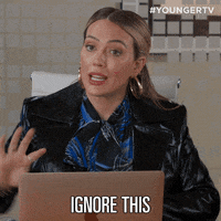 Ignore This Hilary Duff GIF by TV Land