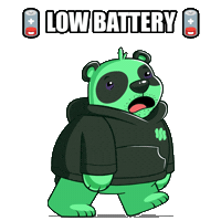 Tired Out Of Energy Sticker by SuperVerse