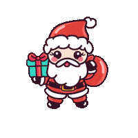 Santa Claus Christmas Sticker