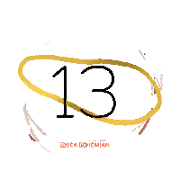 Christmas Gold Sticker