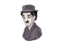 Arti_Kornienko charlie charlie chaplin chaplin charliechaplin Sticker