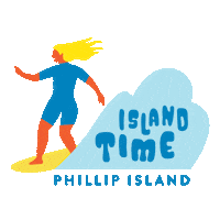 Australia Hang 10 Sticker by Visit Phillip Island