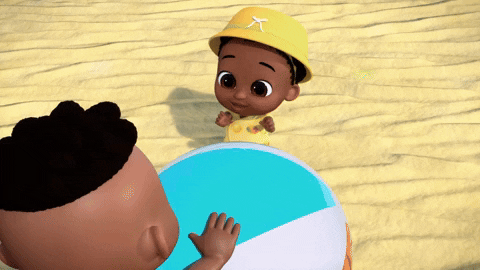 Beach Play GIF by Moonbug