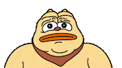 Shocked Fat Cat Sticker by ChonkyCom