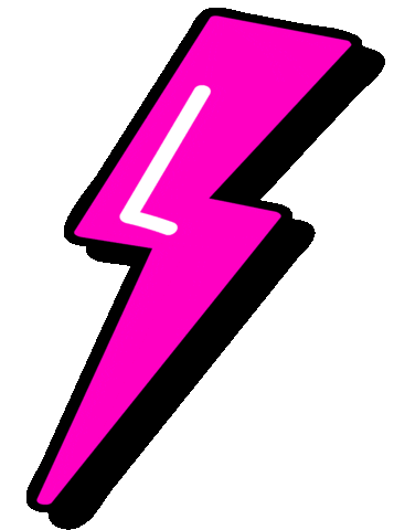Flash Lightening Bolt Sticker by The Ladies Edge