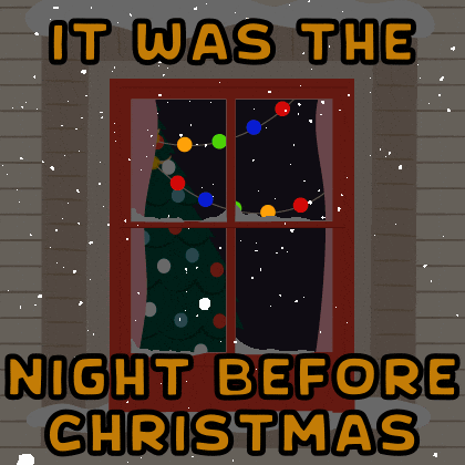 DoYouMoose christmas xmas night nft GIF