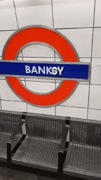 Lego Artist Makes a 'Banksy of Banksy' in London Underground Station