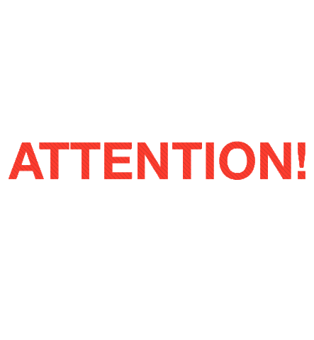 INTERPRINT attention important ip hint Sticker