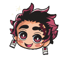 Kimetsu No Yaiba Manga Sticker