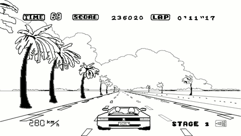 outrun 8-bit GIF