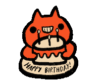 Celebrate Happy Birthday Sticker by Abitan