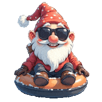 Winter Snowing Sticker