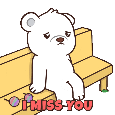 Sad I Love You Sticker by BEARISH