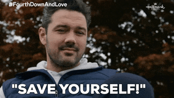 Football Save Yourself GIF by Hallmark Channel