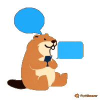 Text Me Social Media Sticker by WorkBeaver