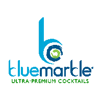 lovebluemarble cocktails blue marble blue marble cocktails love blue marble Sticker