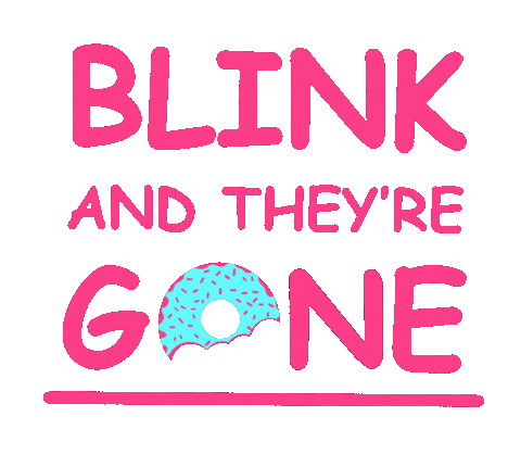 Donut Blinkie Sticker by Blinkie's Donuts