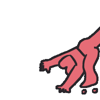 Heart Skating Sticker