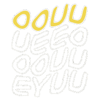 Neon Words Sticker