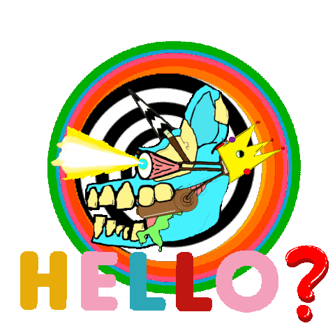 Where Are You Hello Sticker