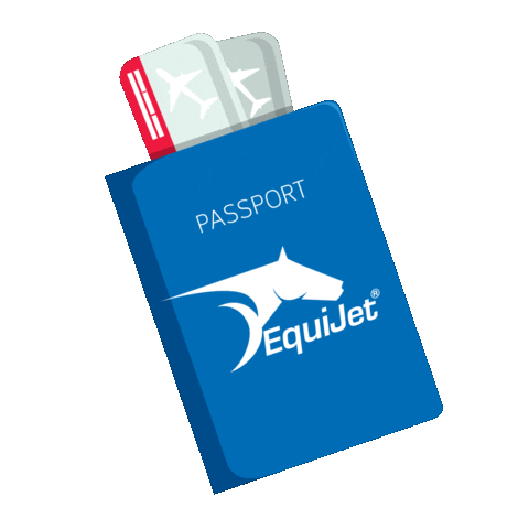 officialequijet giphyupload horse equestrian passport Sticker