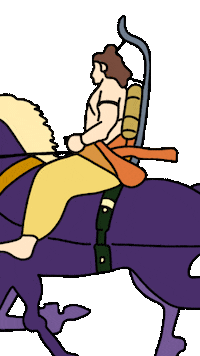 Ram Ram Illustration Sticker