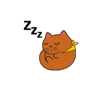 Sleepy Diane Sticker by GentleCat