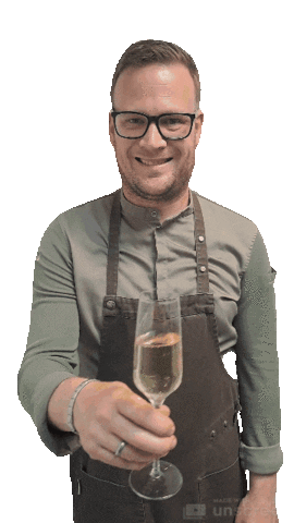 Gelukissimpel giphyupload cheers proost bril Sticker