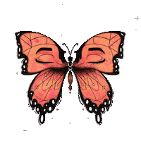 luizasandim look shine butterfly brilho Sticker