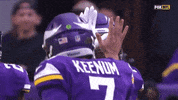 High Five Stefon Diggs GIF by Minnesota Vikings