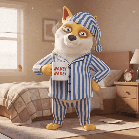 Happy Good Morning GIF by Doge Pound